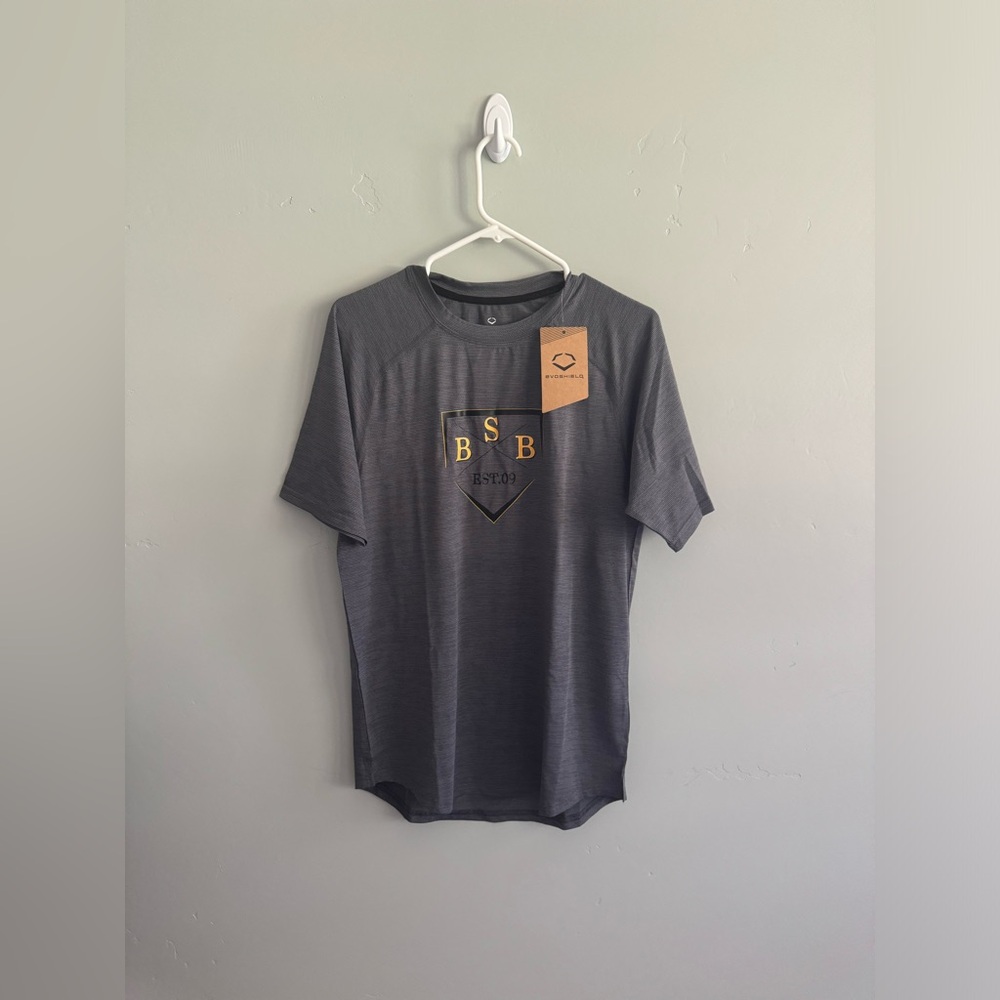 EVOSHIELD -  ADULT PRO TRAINING TEE 2.0 IN SIZE S MEN - CHARCOAL